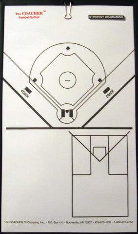 "The Coacher" Magnetic/Dry Earase Board Large